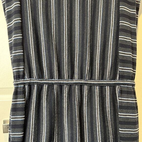 Lucky Brand Navy and White Cap Sleeve Dress Size M - Picture 9 of 13
